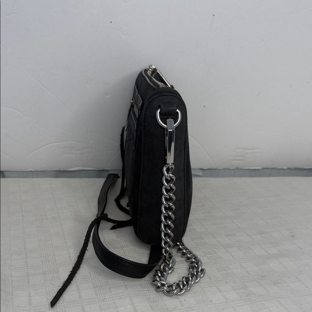 Rebecca Minkoff - Black Leather Cross Body - Picture 5 of 9